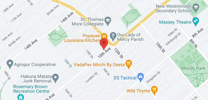 map of 7375 10TH AVENUE